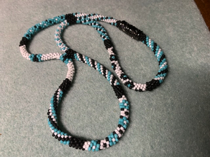 Kumihimo necklace